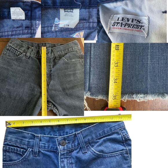 Levis Vintage Y2k Stay Pressed Jeans, 27 - Picture 6 of 6